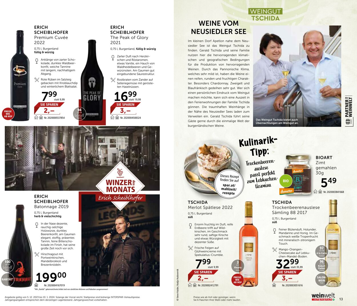 Prospekt Interspar 05.12.2023 - 10.01.2024