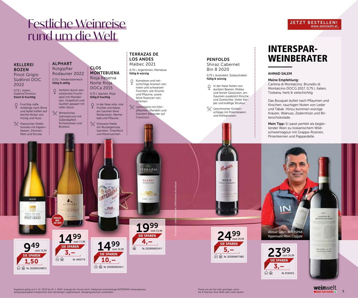 Prospekt Interspar 05.12.2023 - 10.01.2024