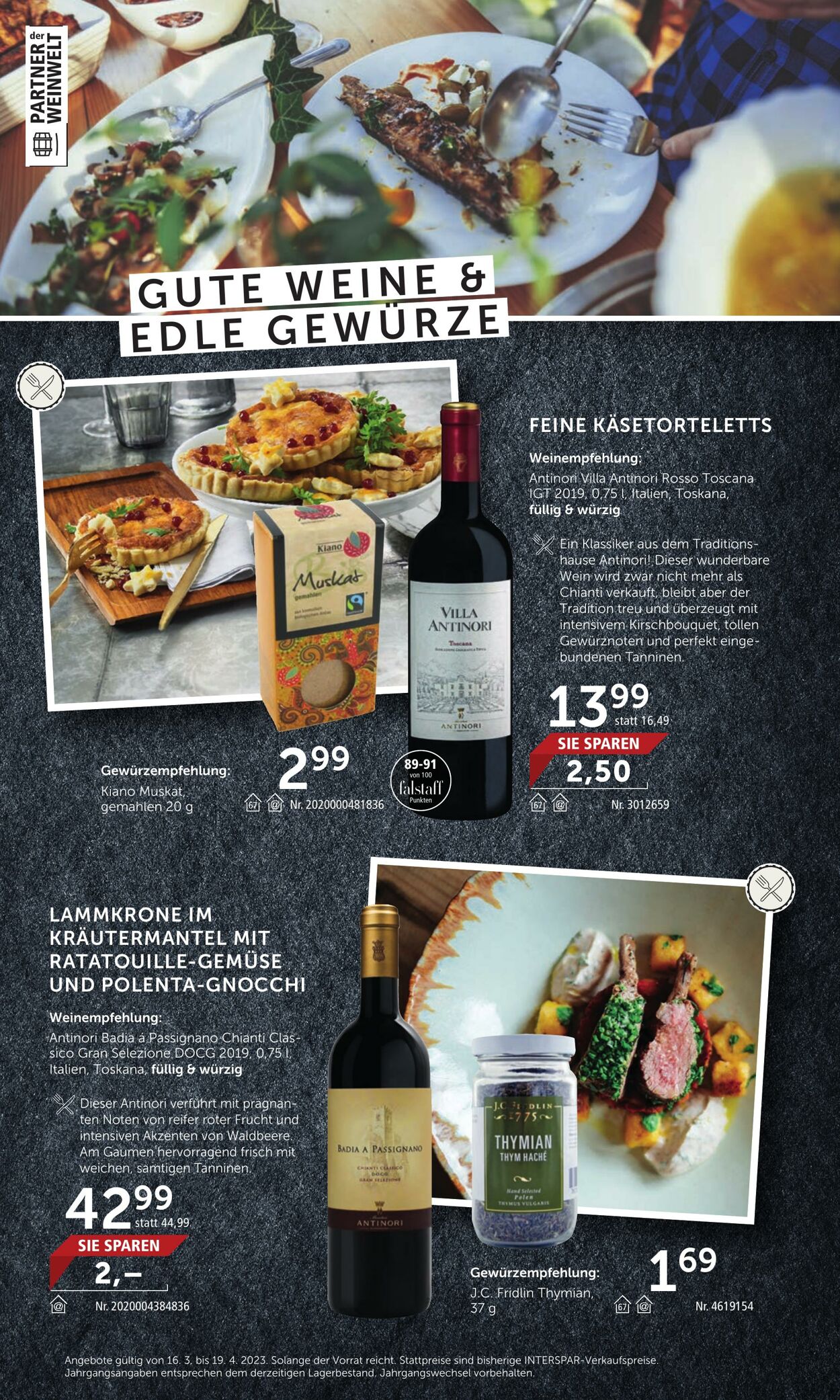 Prospekt Interspar 16.03.2023 - 19.04.2023