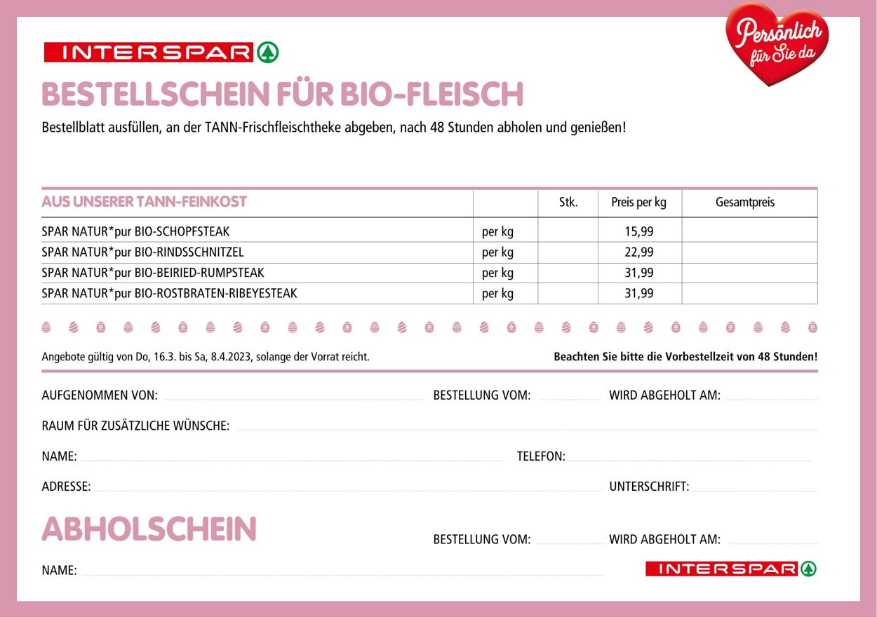 Prospekt Interspar 16.03.2023 - 08.04.2023