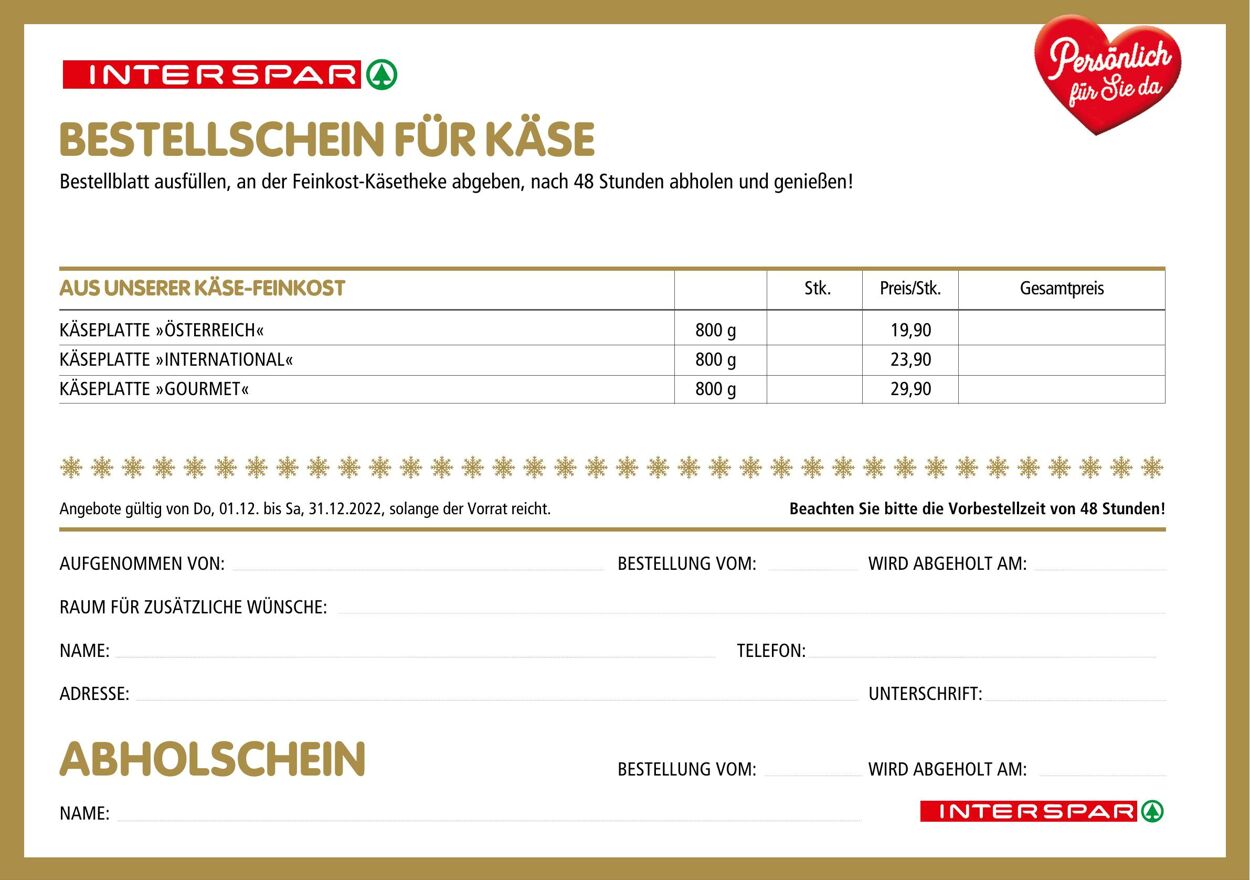 Prospekt Interspar 01.12.2022 - 31.12.2022