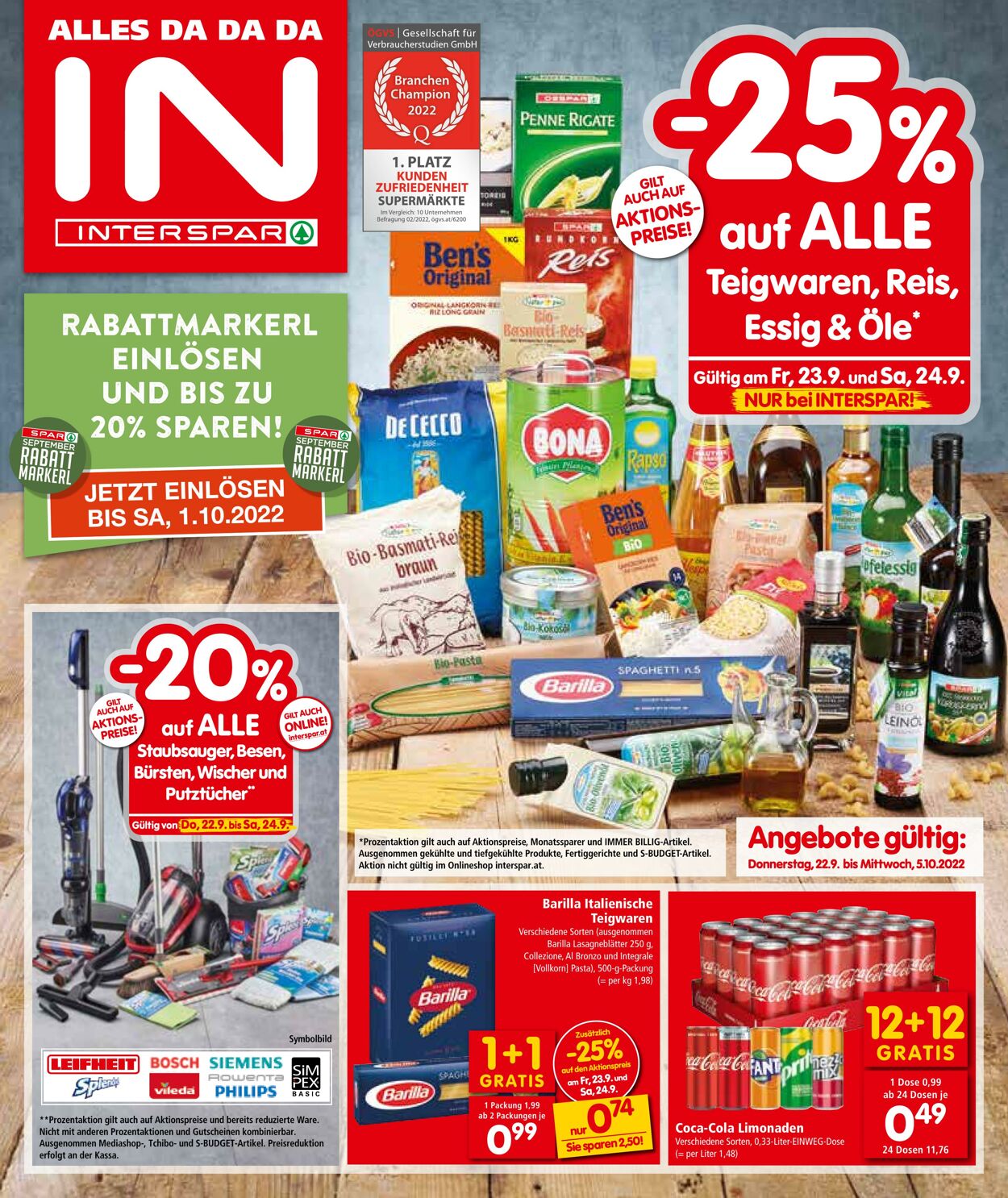 Prospekt Interspar 22.09.2022 - 05.10.2022