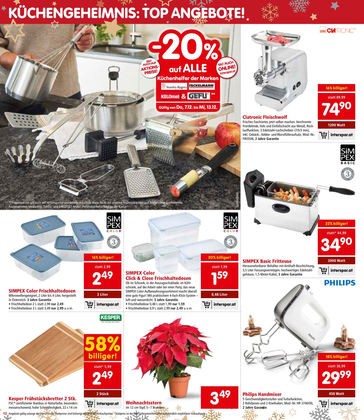 Prospekt Interspar 07.12.2023 - 13.12.2023