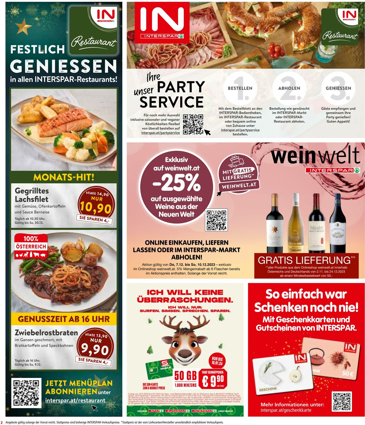 Prospekt Interspar 07.12.2023 - 13.12.2023