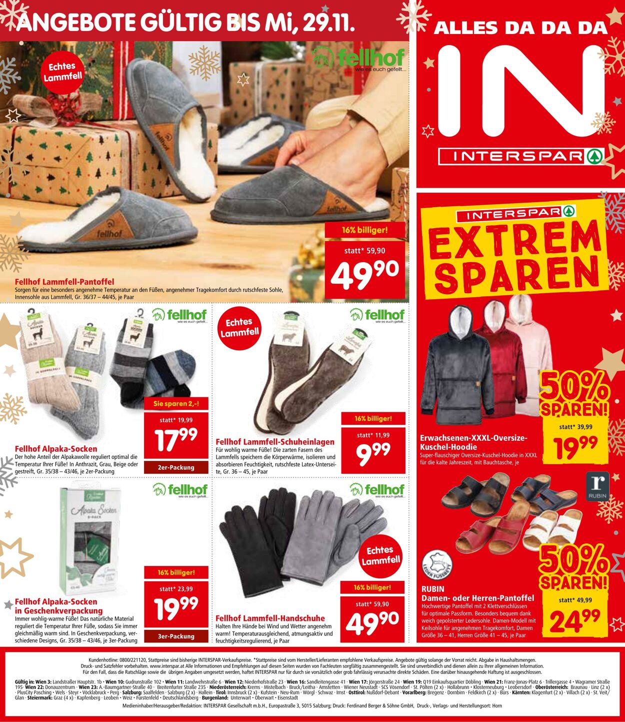 Prospekt Interspar 25.10.2023 - 29.11.2023