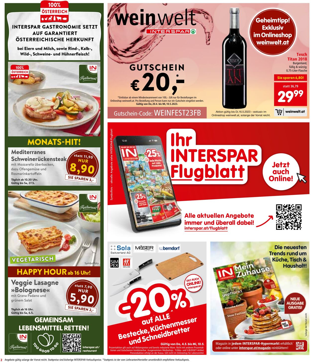 Prospekt Interspar 04.05.2023 - 10.05.2023