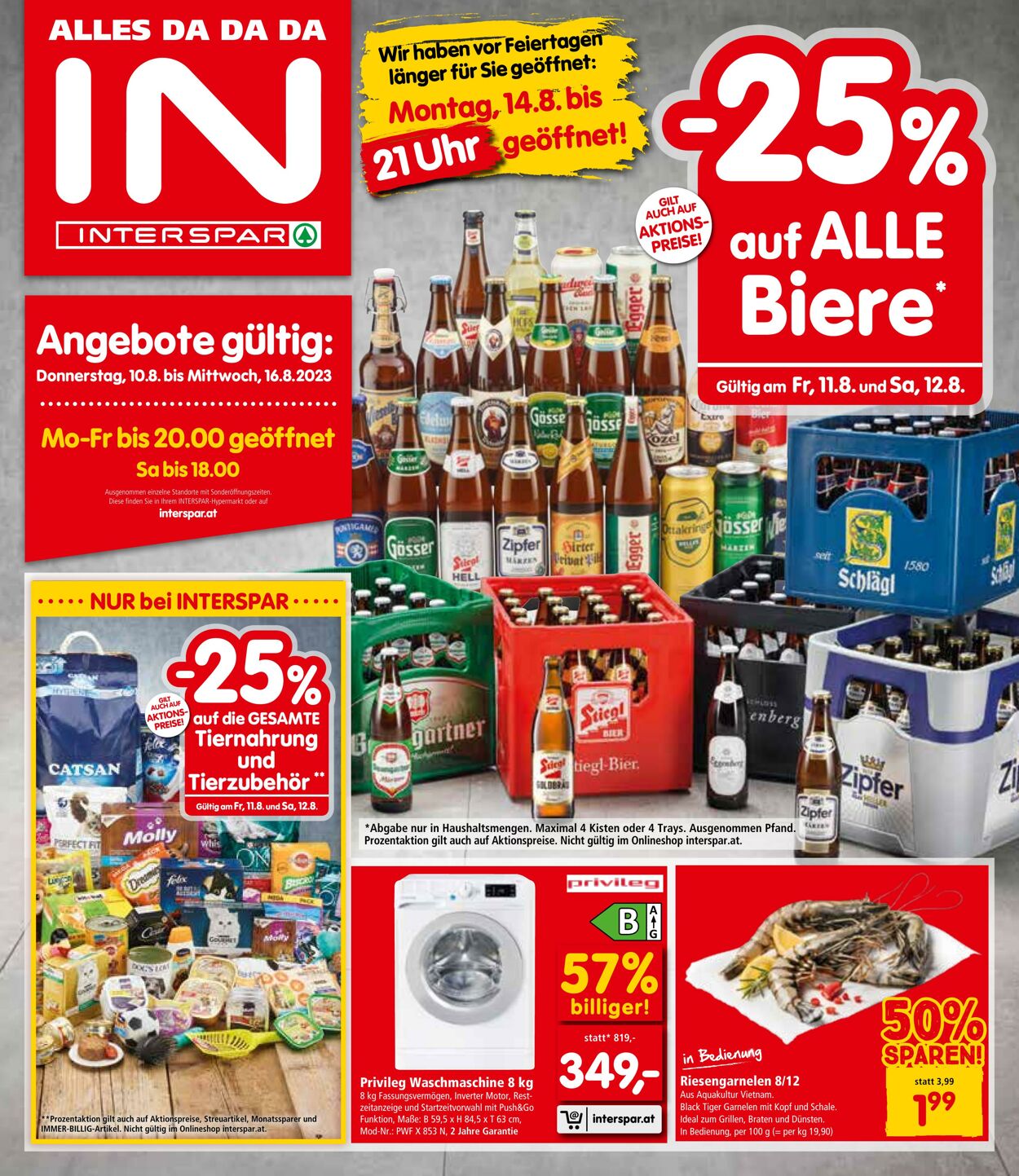 Prospekt Interspar 10.08.2023 - 16.08.2023