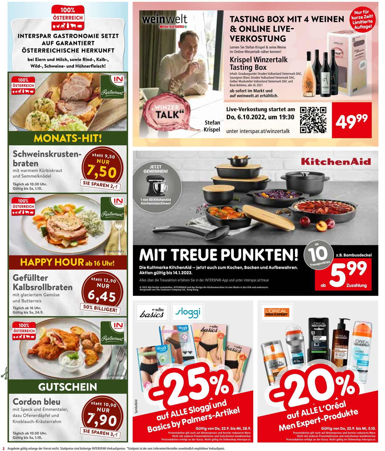 Prospekt Interspar 22.09.2022 - 05.10.2022