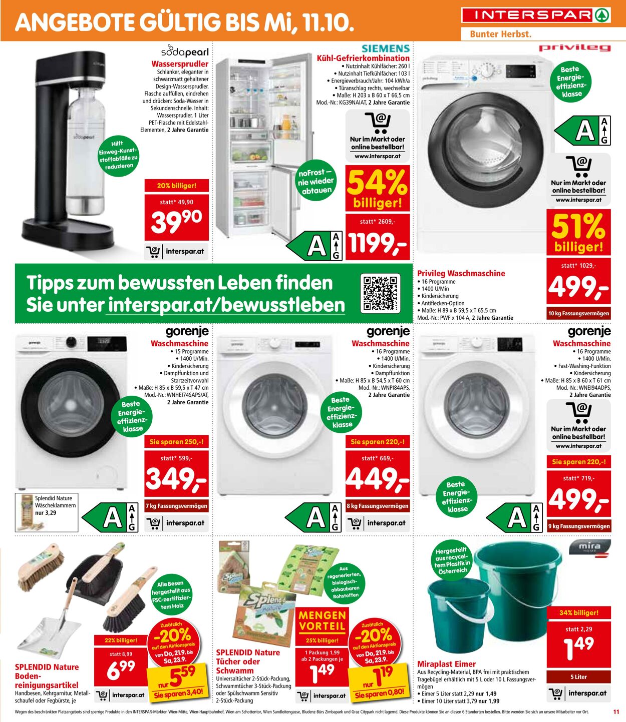 Prospekt Interspar 21.09.2023 - 27.09.2023