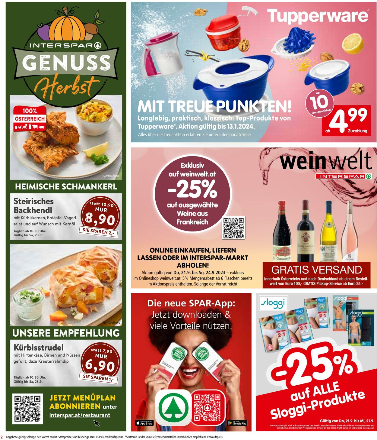 Prospekt Interspar 21.09.2023 - 27.09.2023