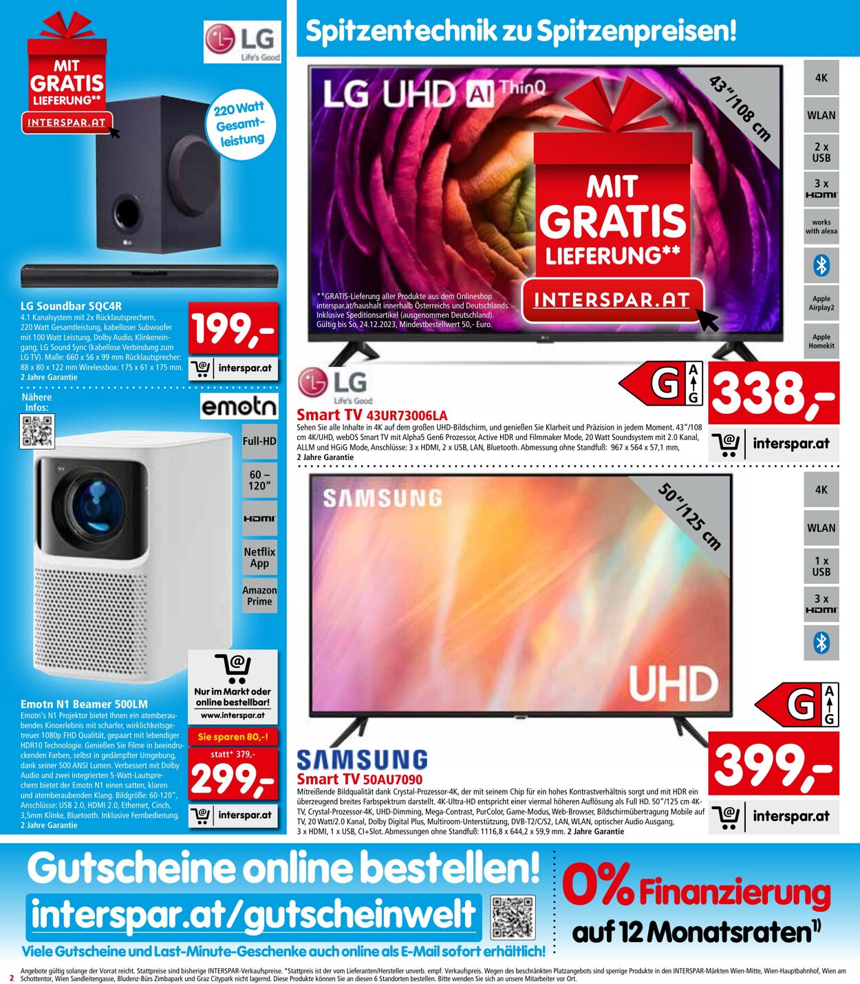 Prospekt Interspar 30.11.2023 - 30.12.2023