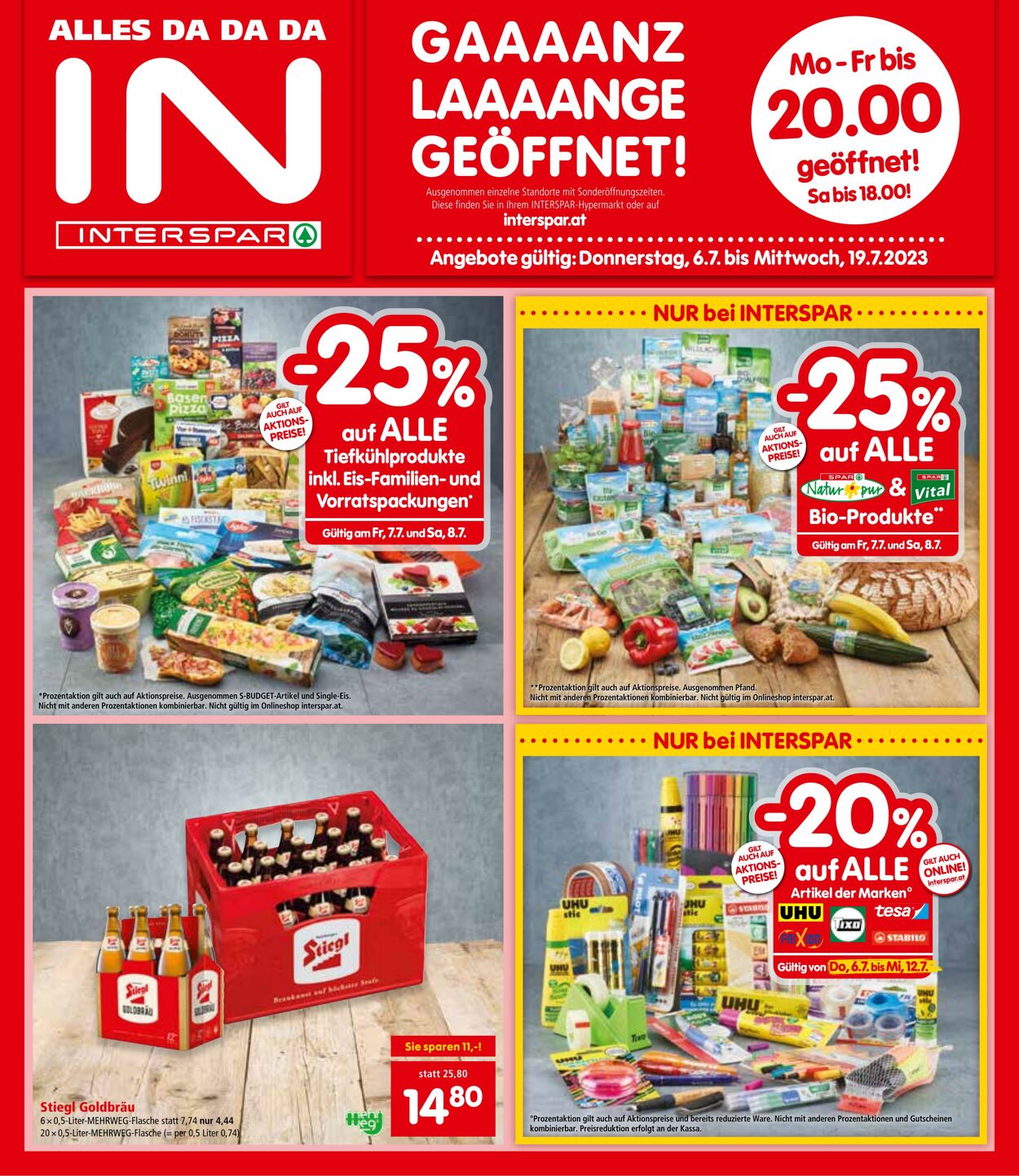 Prospekt Interspar 06.07.2023 - 19.07.2023