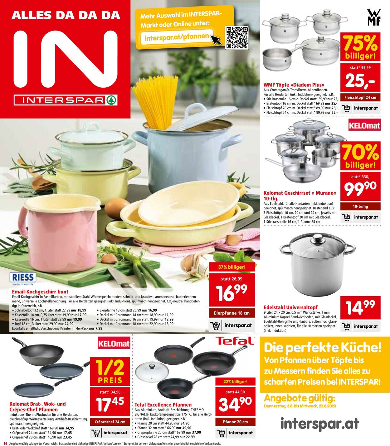 Prospekt Interspar 03.08.2023 - 16.08.2023