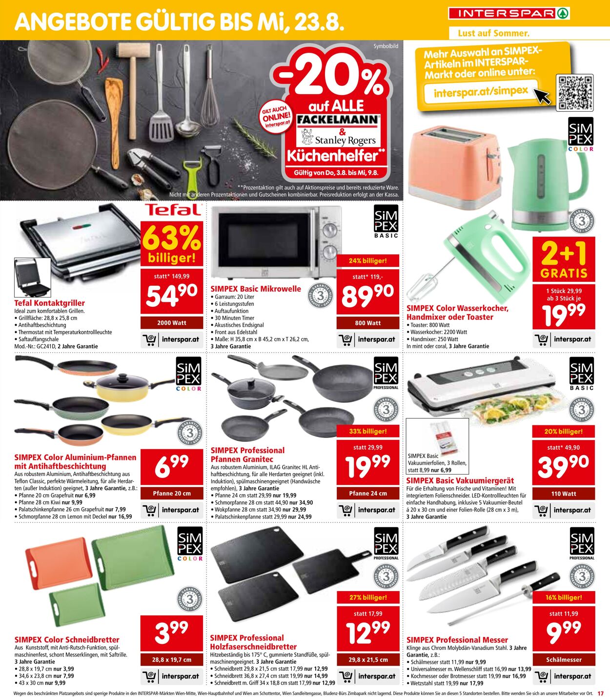 Prospekt Interspar 03.08.2023 - 16.08.2023