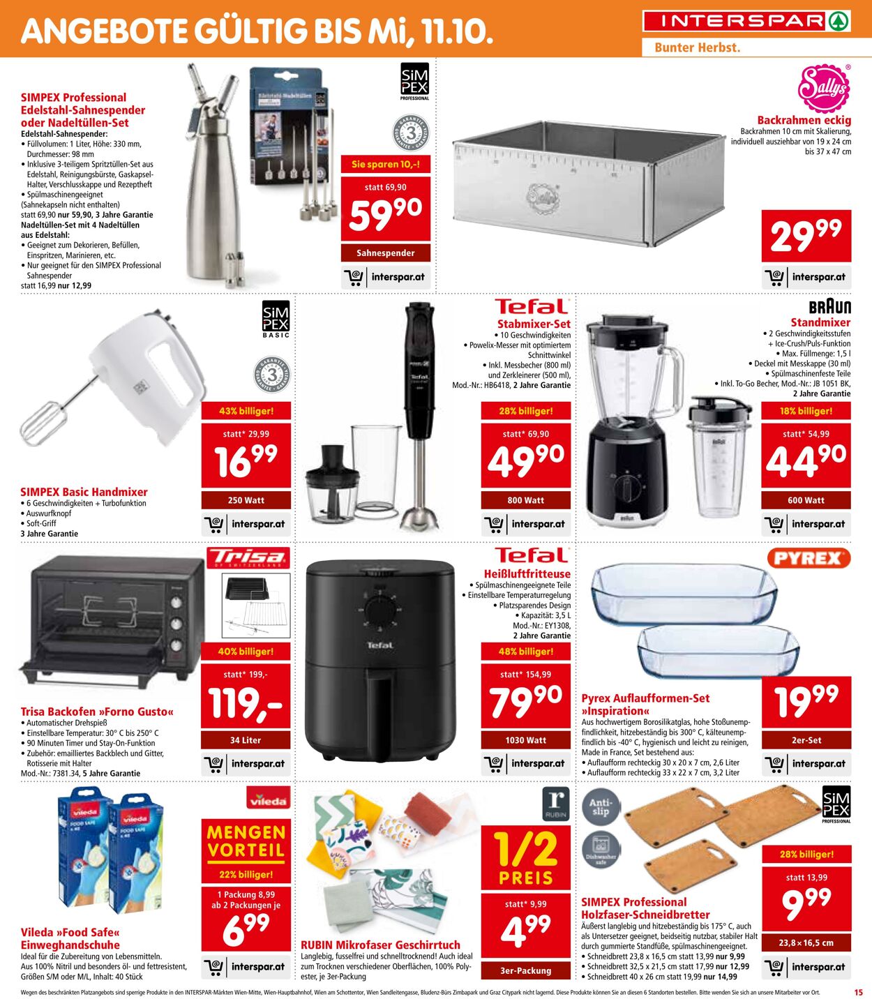 Prospekt Interspar 21.09.2023 - 27.09.2023