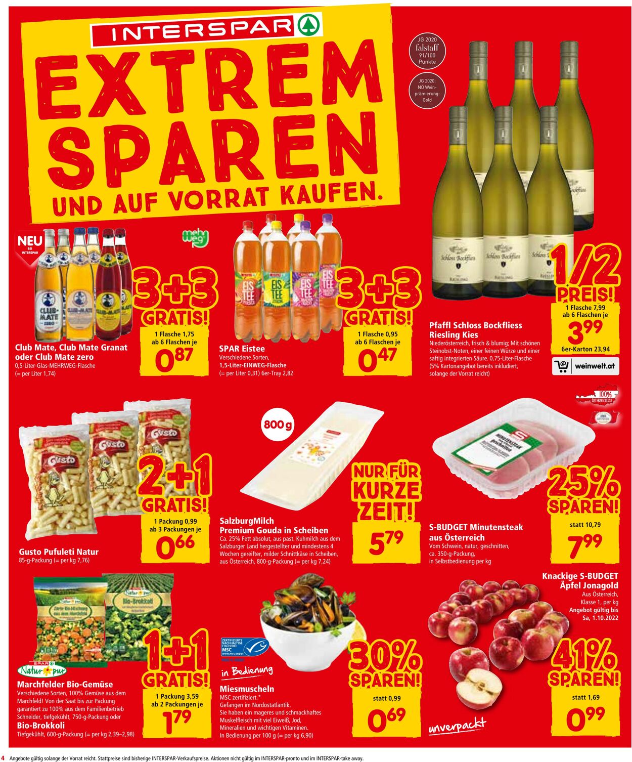 Prospekt Interspar 29.09.2022 - 05.10.2022