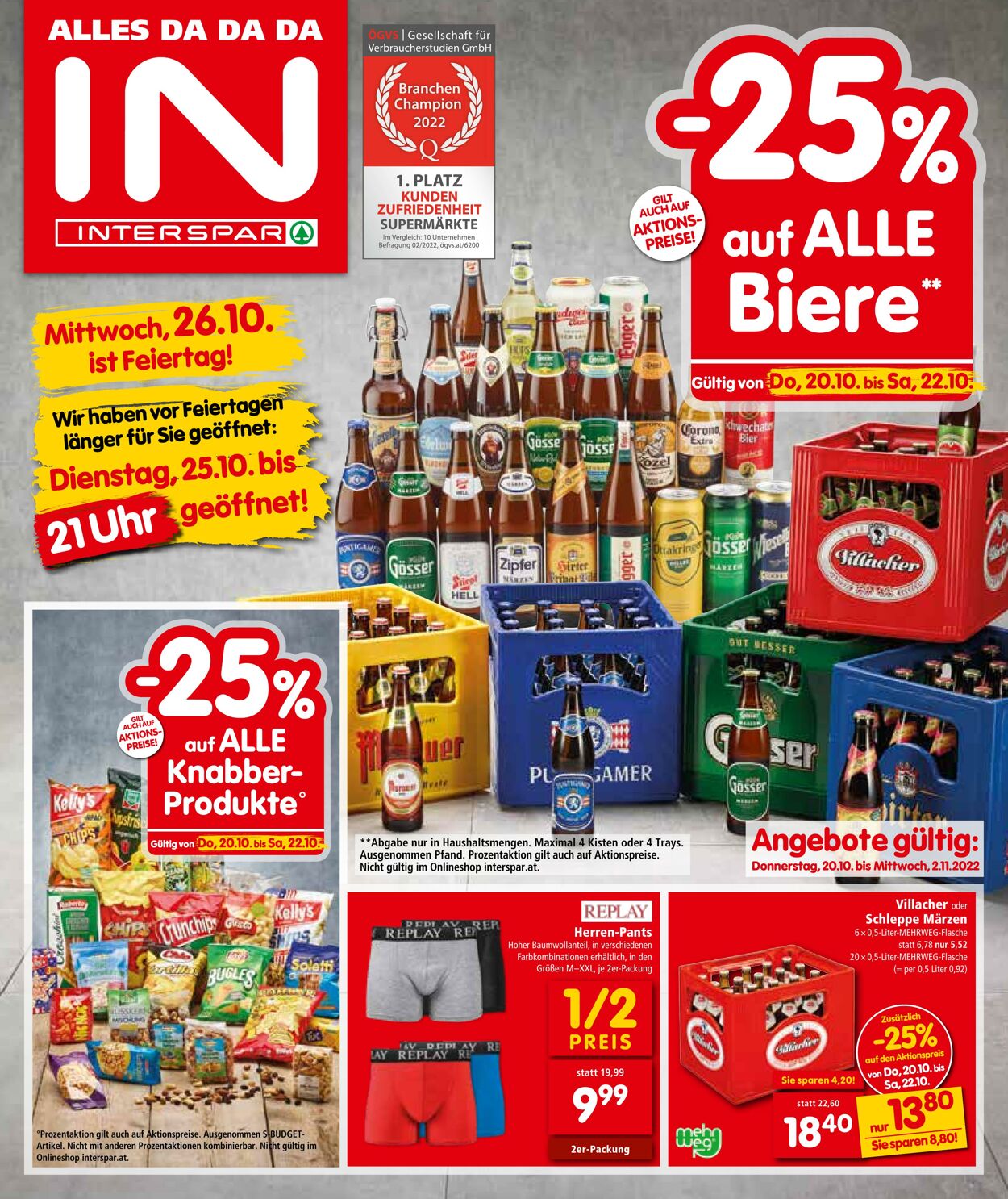 Prospekt Interspar 20.10.2022 - 02.11.2022