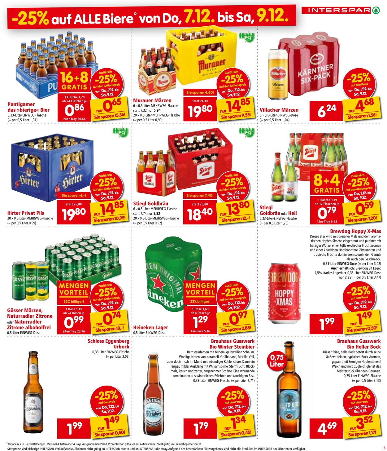 Prospekt Interspar 07.12.2023 - 13.12.2023