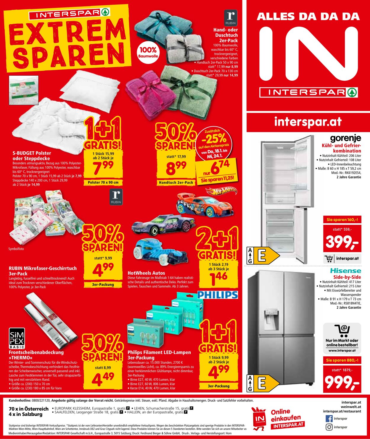 Prospekt Interspar 18.01.2024 - 31.01.2024