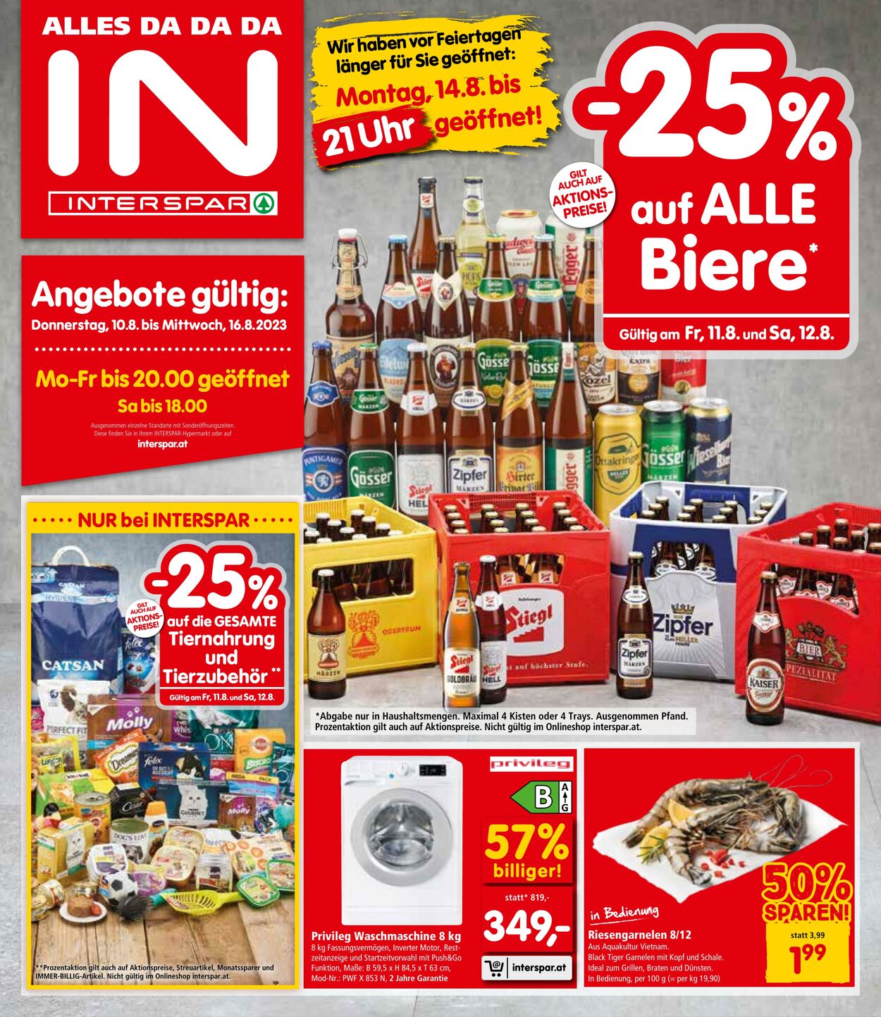 Prospekt Interspar 10.08.2023 - 16.08.2023