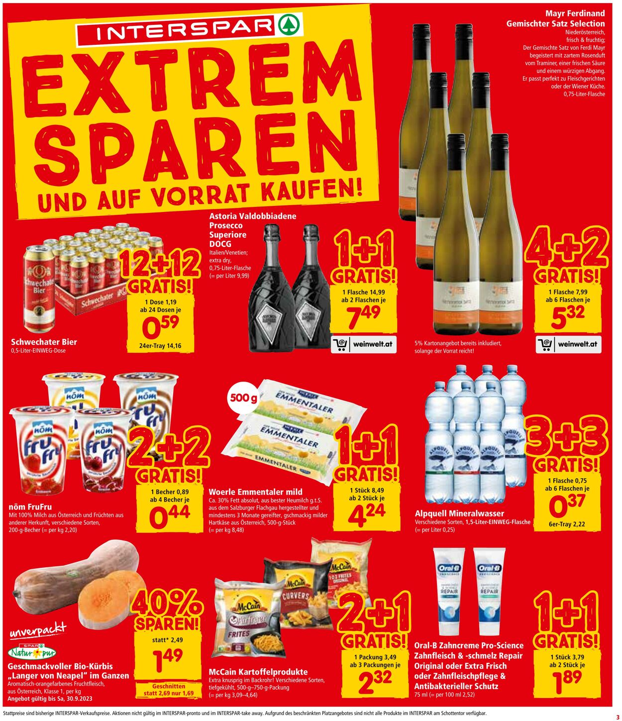 Prospekt Interspar 28.09.2023 - 11.10.2023