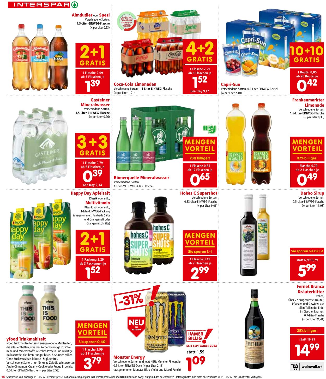 Prospekt Interspar 09.11.2023 - 22.11.2023