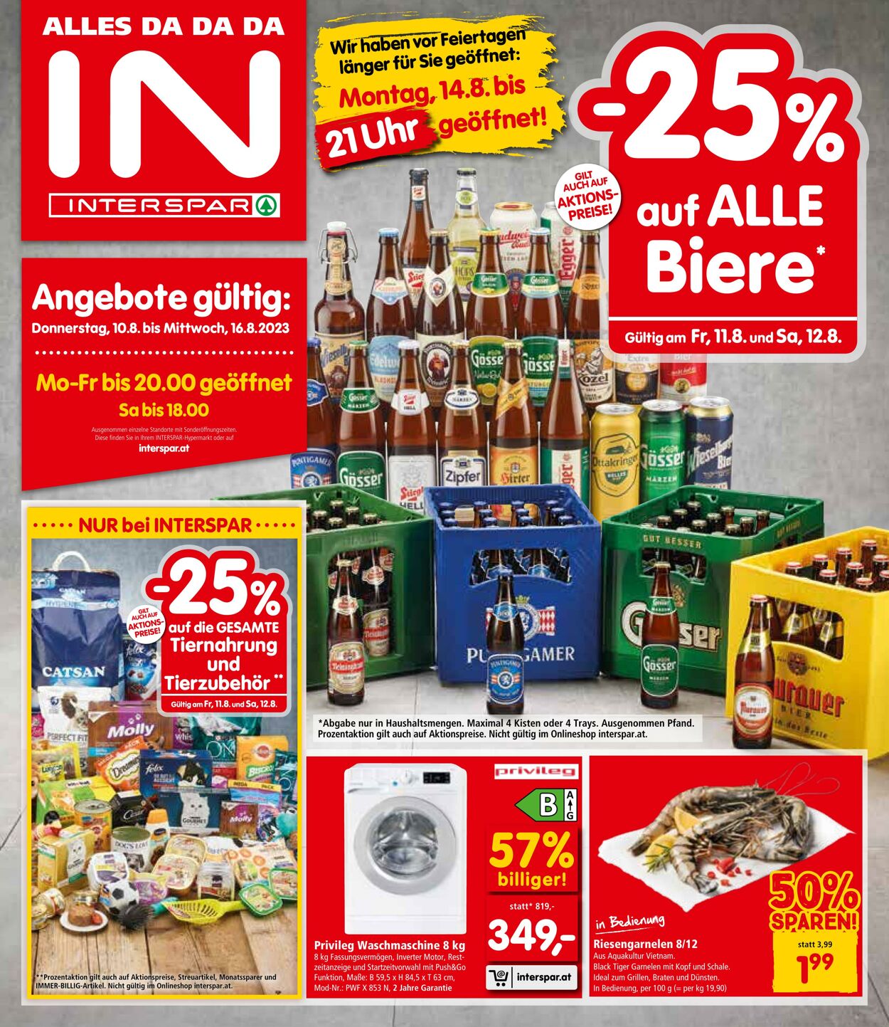 Prospekt Interspar 10.08.2023 - 16.08.2023