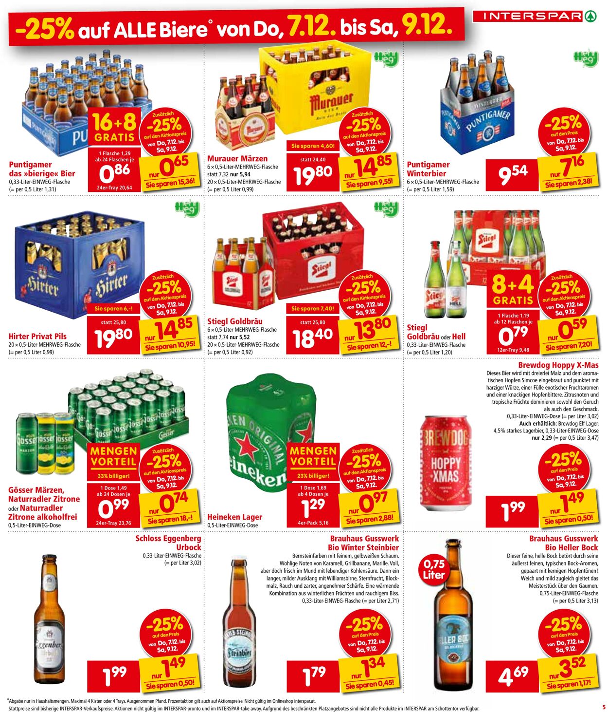 Prospekt Interspar 07.12.2023 - 13.12.2023