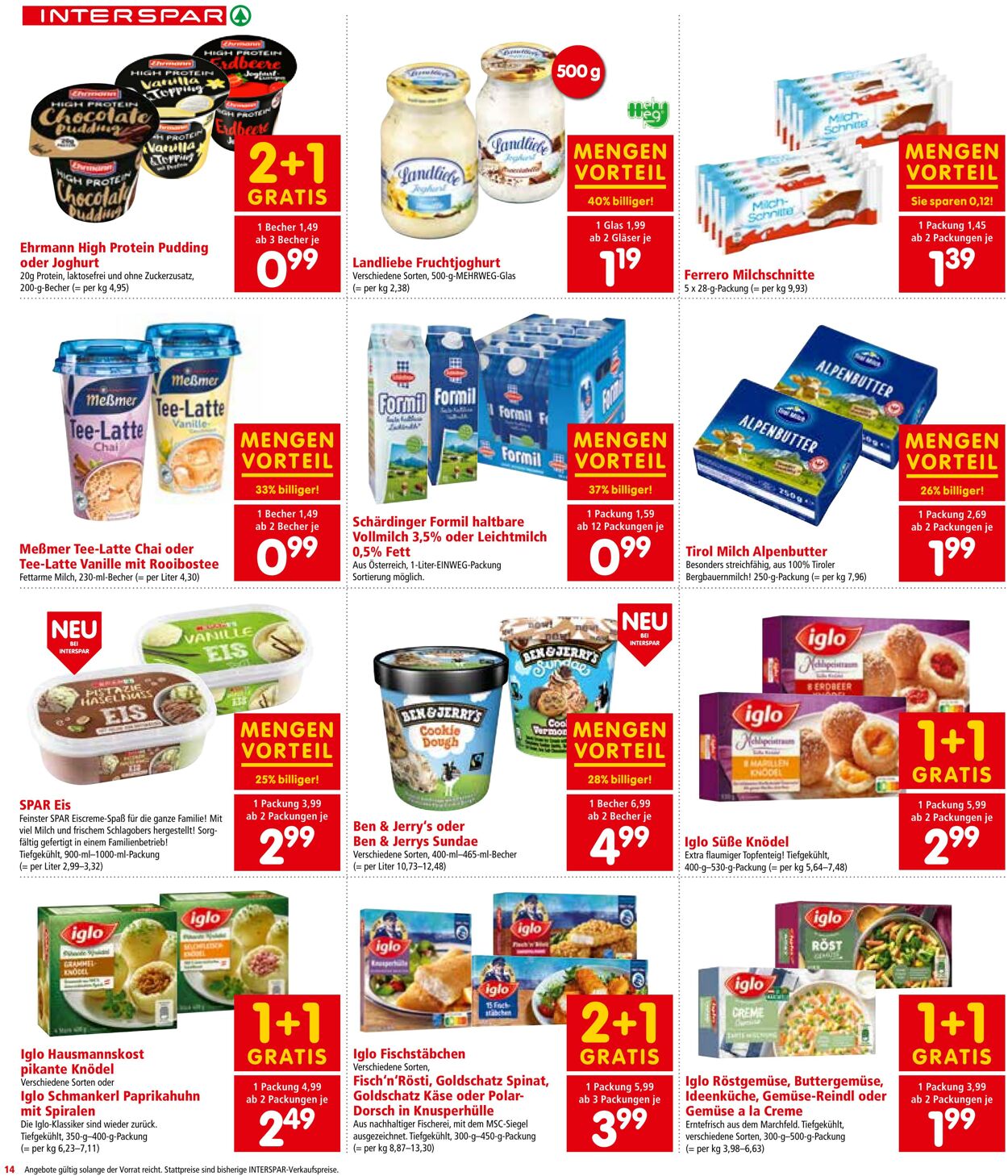 Prospekt Interspar 14.09.2023 - 27.09.2023