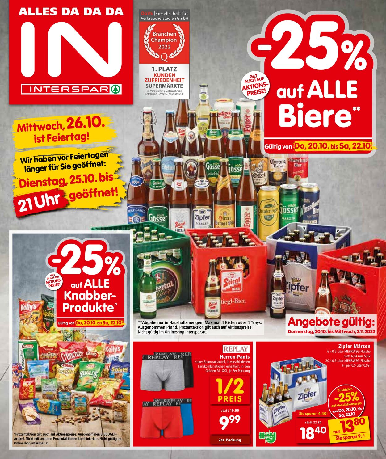 Prospekt Interspar 20.10.2022 - 02.11.2022