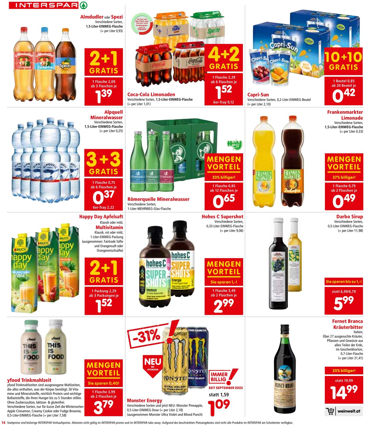 Prospekt Interspar 09.11.2023 - 22.11.2023