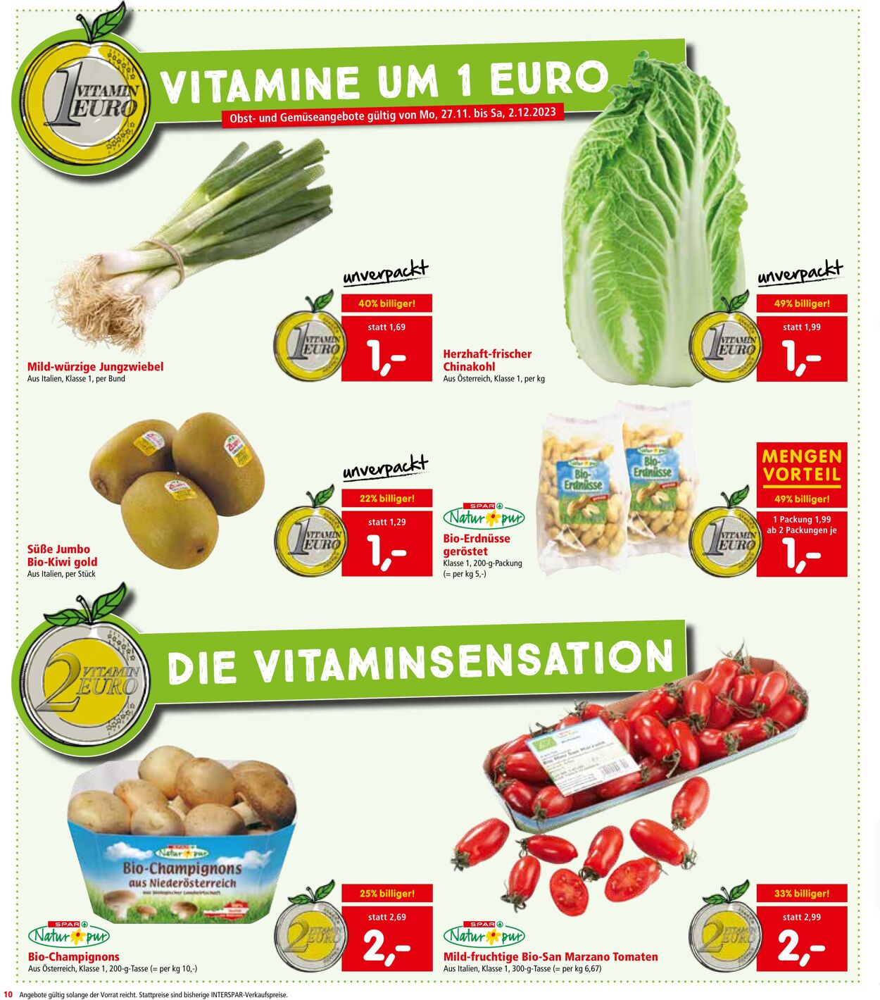 Prospekt Interspar 30.11.2023 - 13.12.2023