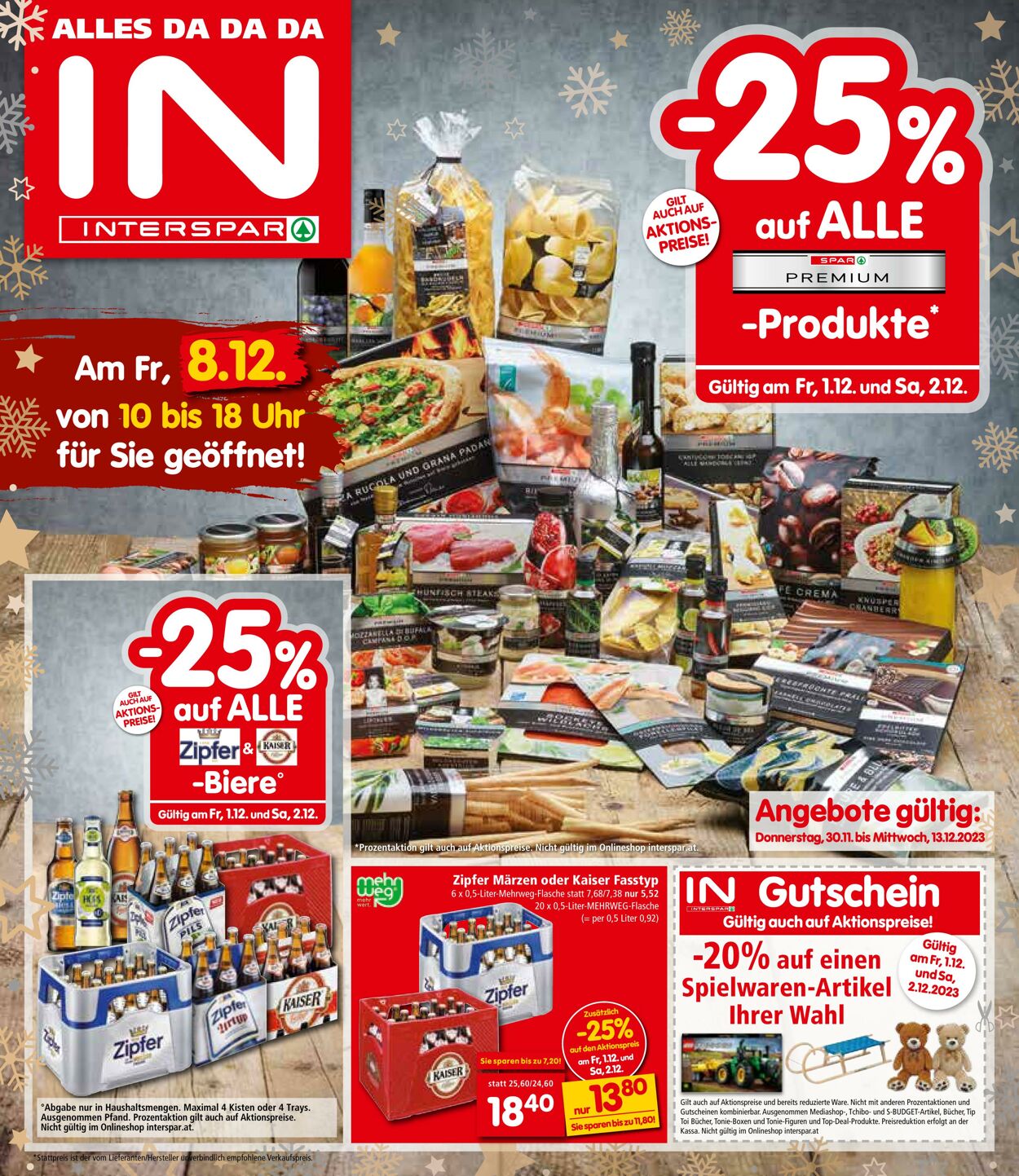 Prospekt Interspar 30.11.2023 - 13.12.2023