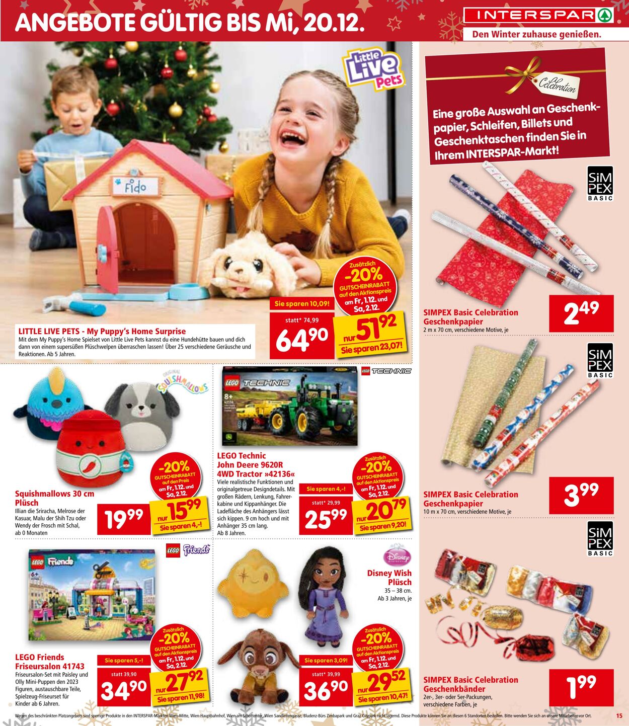 Prospekt Interspar 30.11.2023 - 13.12.2023