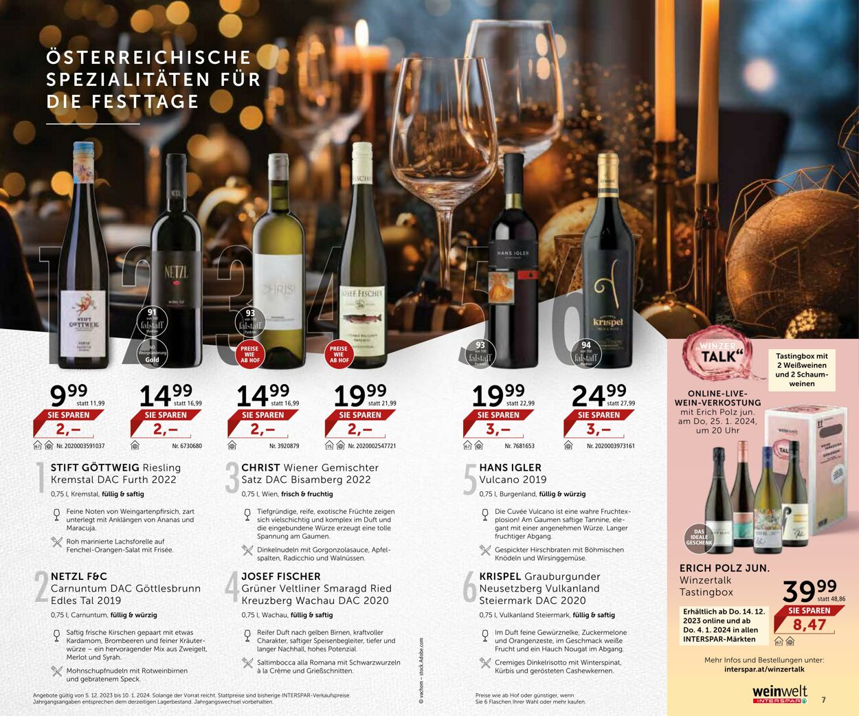 Prospekt Interspar 05.12.2023 - 10.01.2024