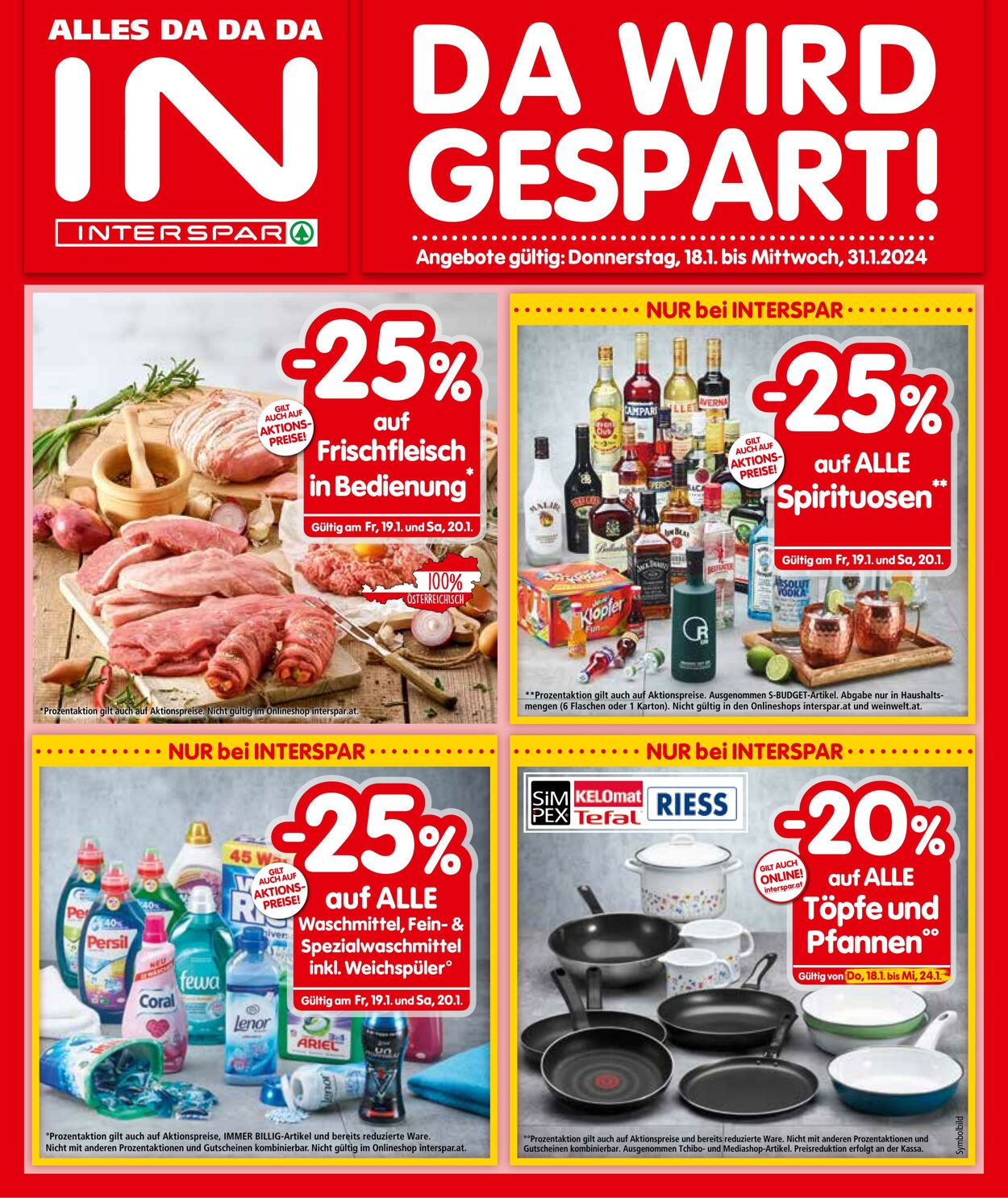 Prospekt Interspar 18.01.2024 - 31.01.2024