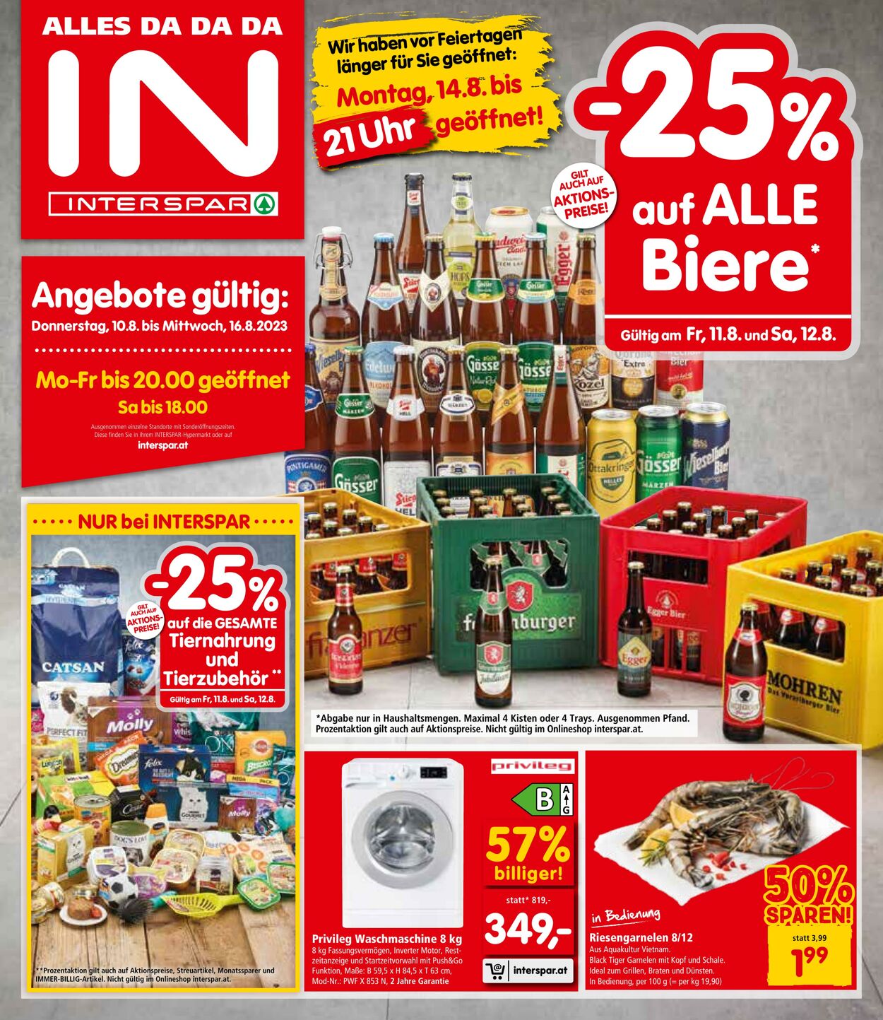 Prospekt Interspar 10.08.2023 - 16.08.2023