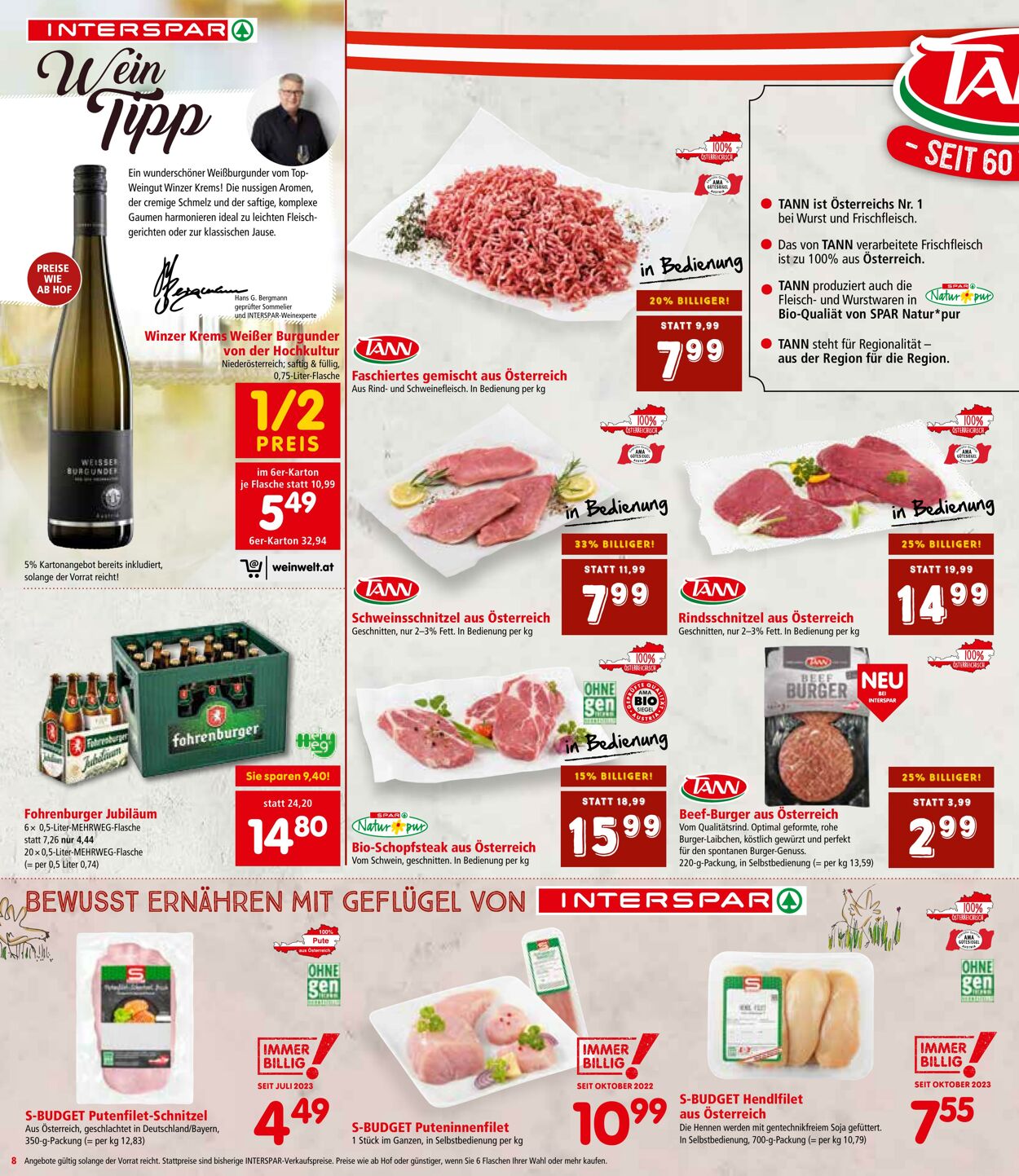 Prospekt Interspar 09.11.2023 - 22.11.2023