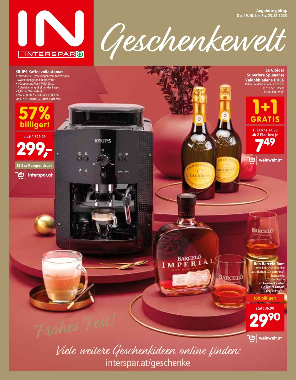 Prospekt Interspar 19.10.2023 - 23.12.2023
