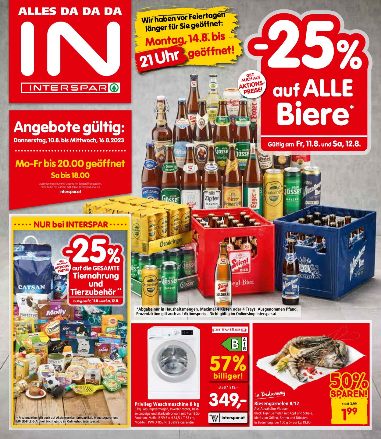 Prospekt Interspar 10.08.2023 - 16.08.2023