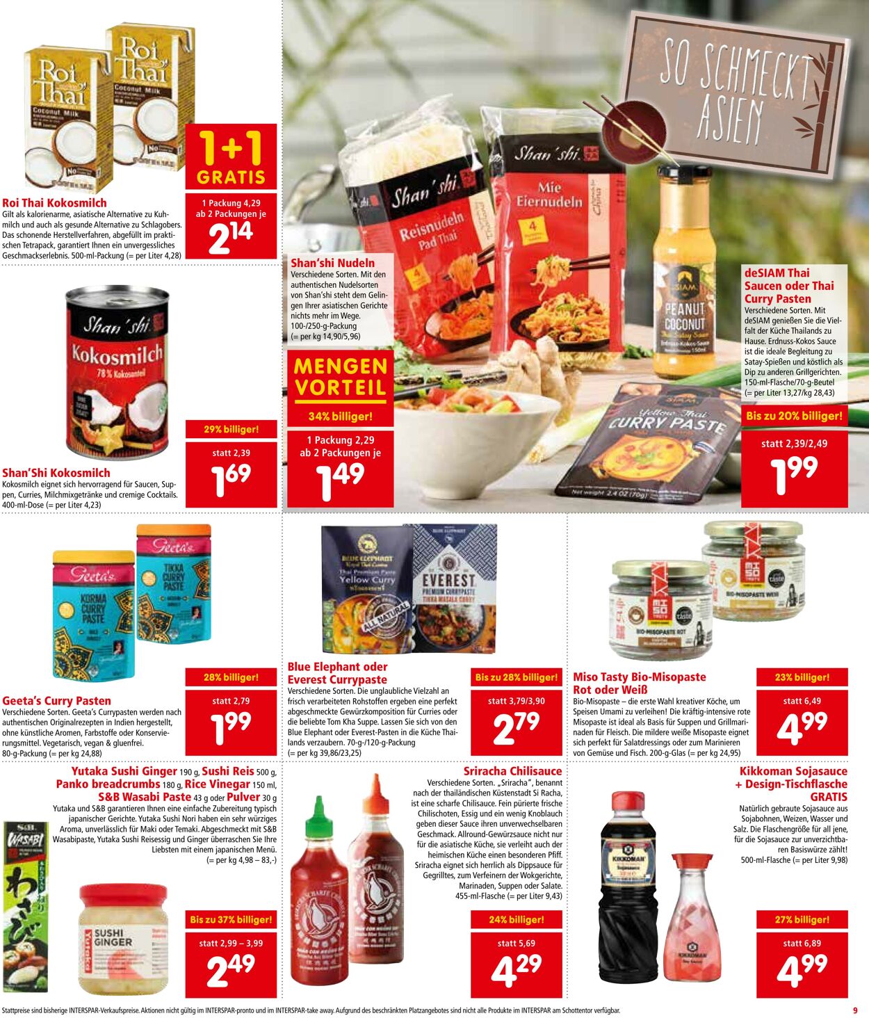 Prospekt Interspar 21.09.2023 - 27.09.2023