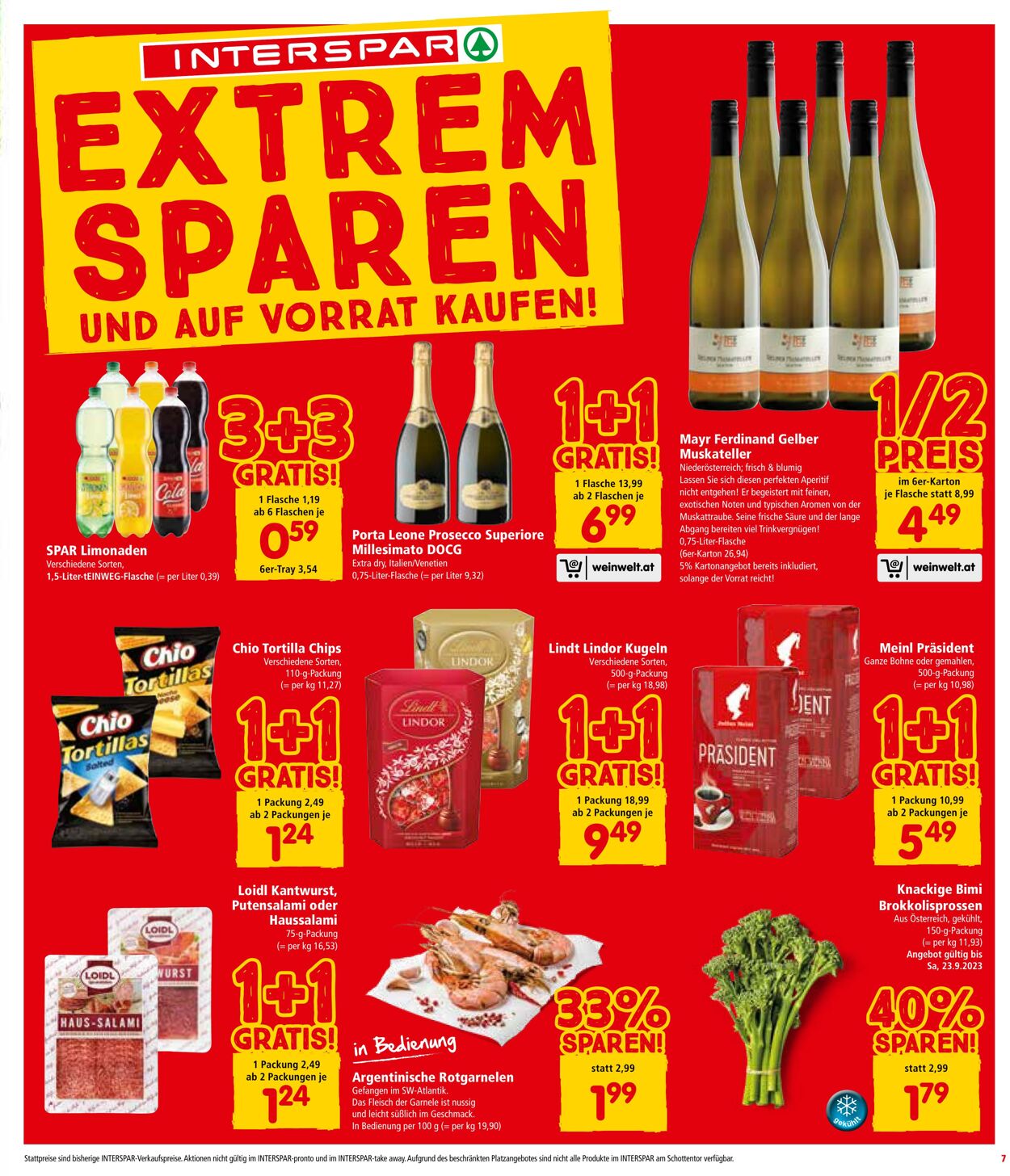 Prospekt Interspar 21.09.2023 - 27.09.2023