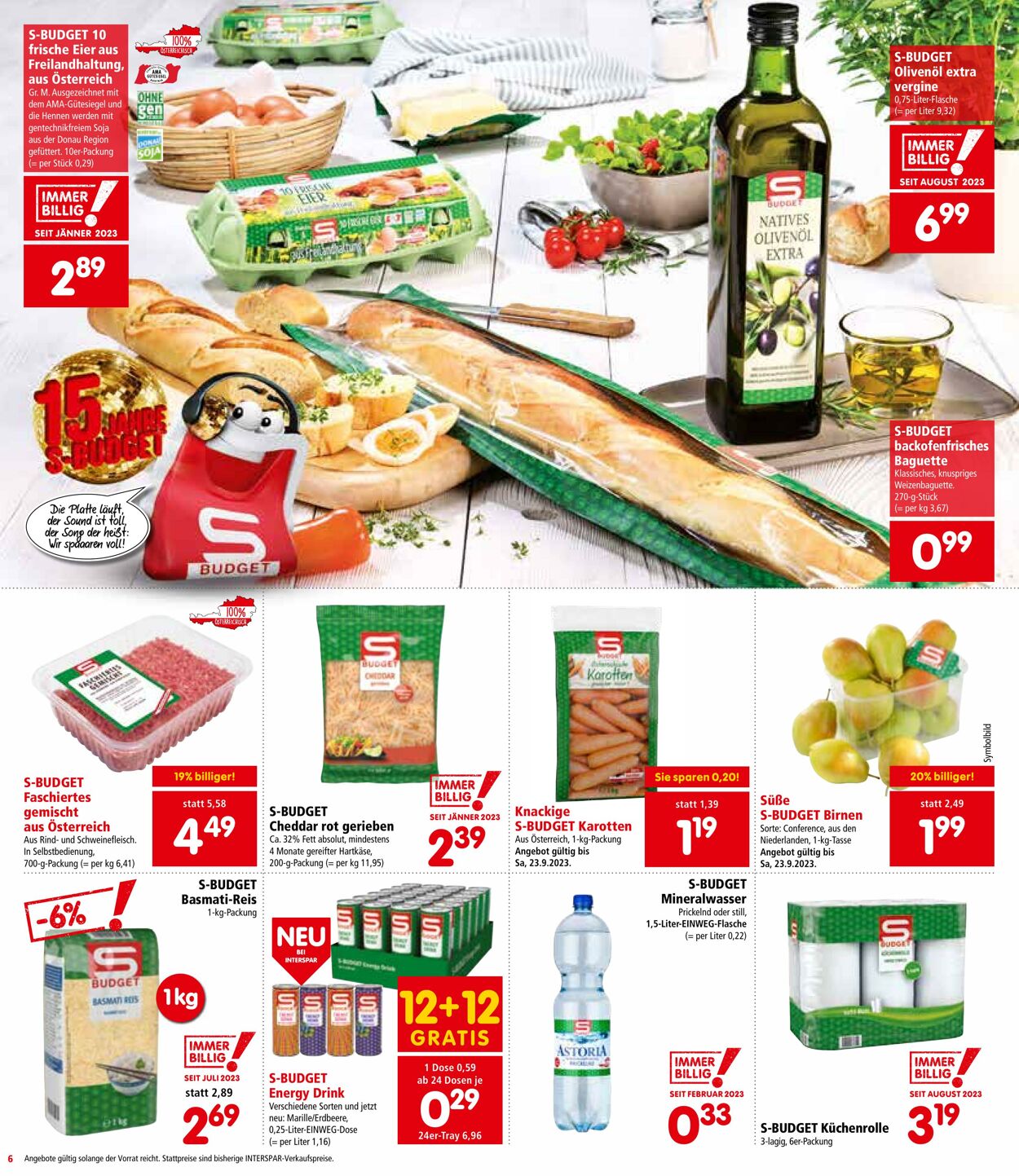 Prospekt Interspar 21.09.2023 - 27.09.2023