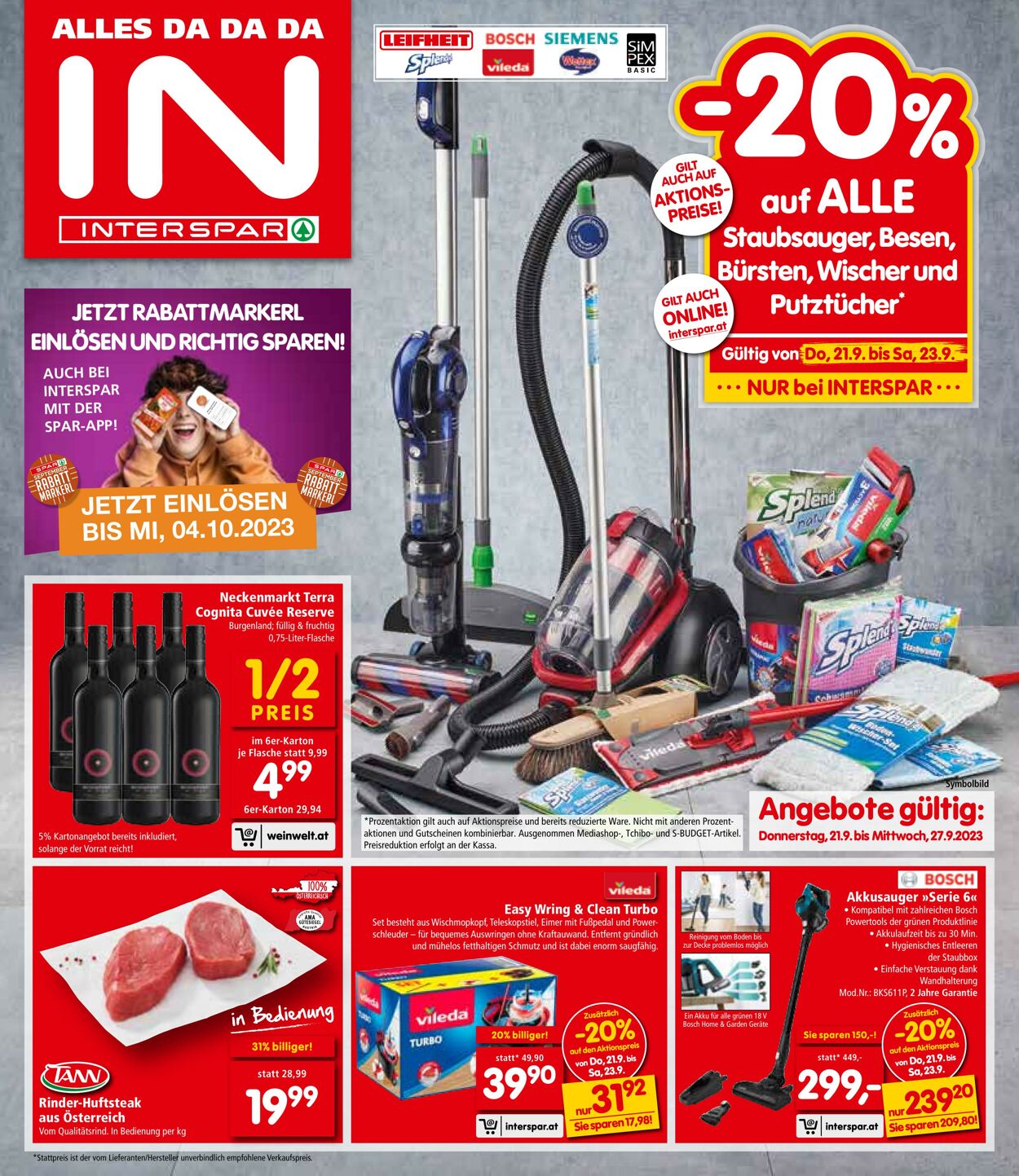 Prospekt Interspar 21.09.2023 - 27.09.2023
