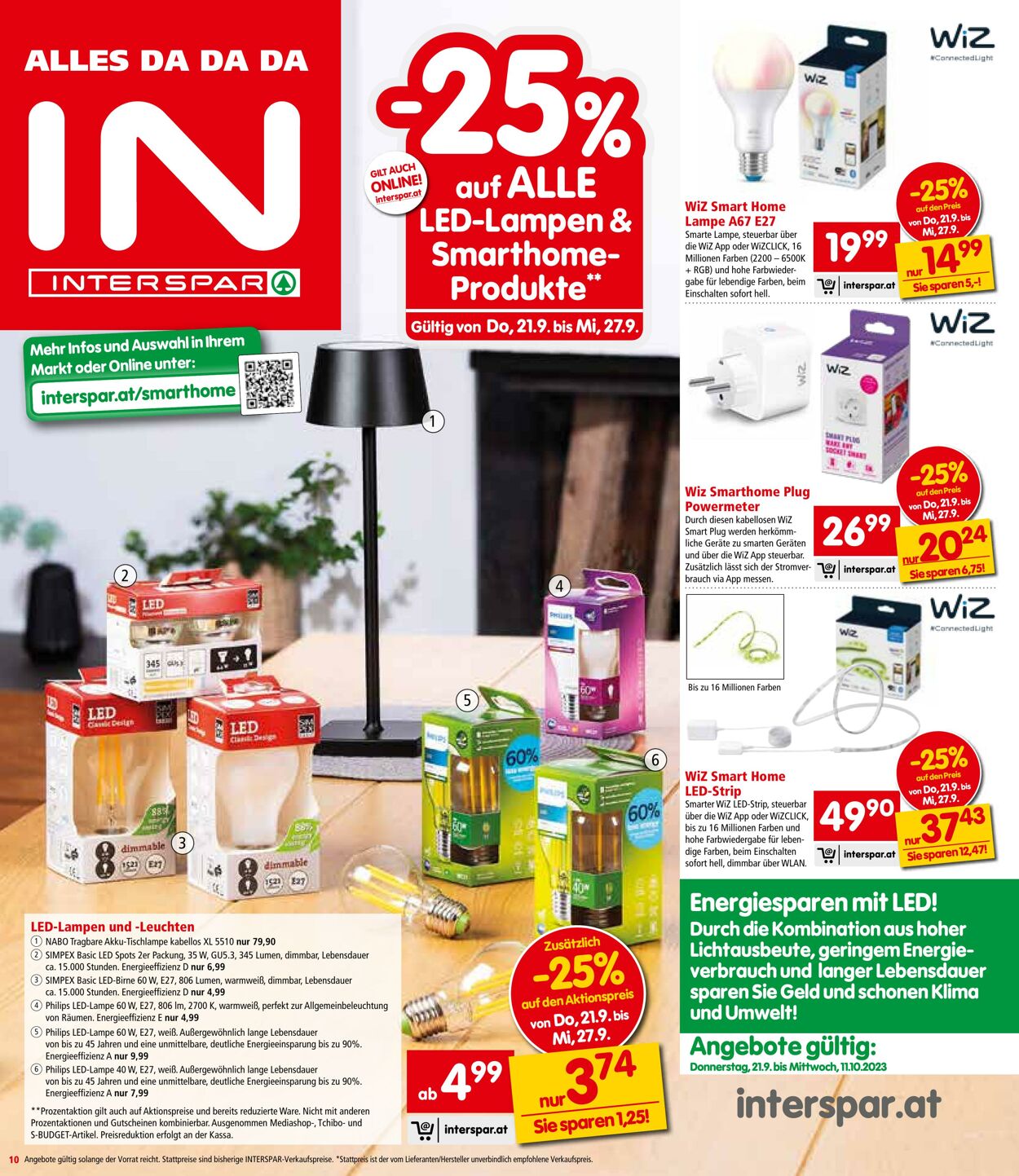Prospekt Interspar 21.09.2023 - 27.09.2023