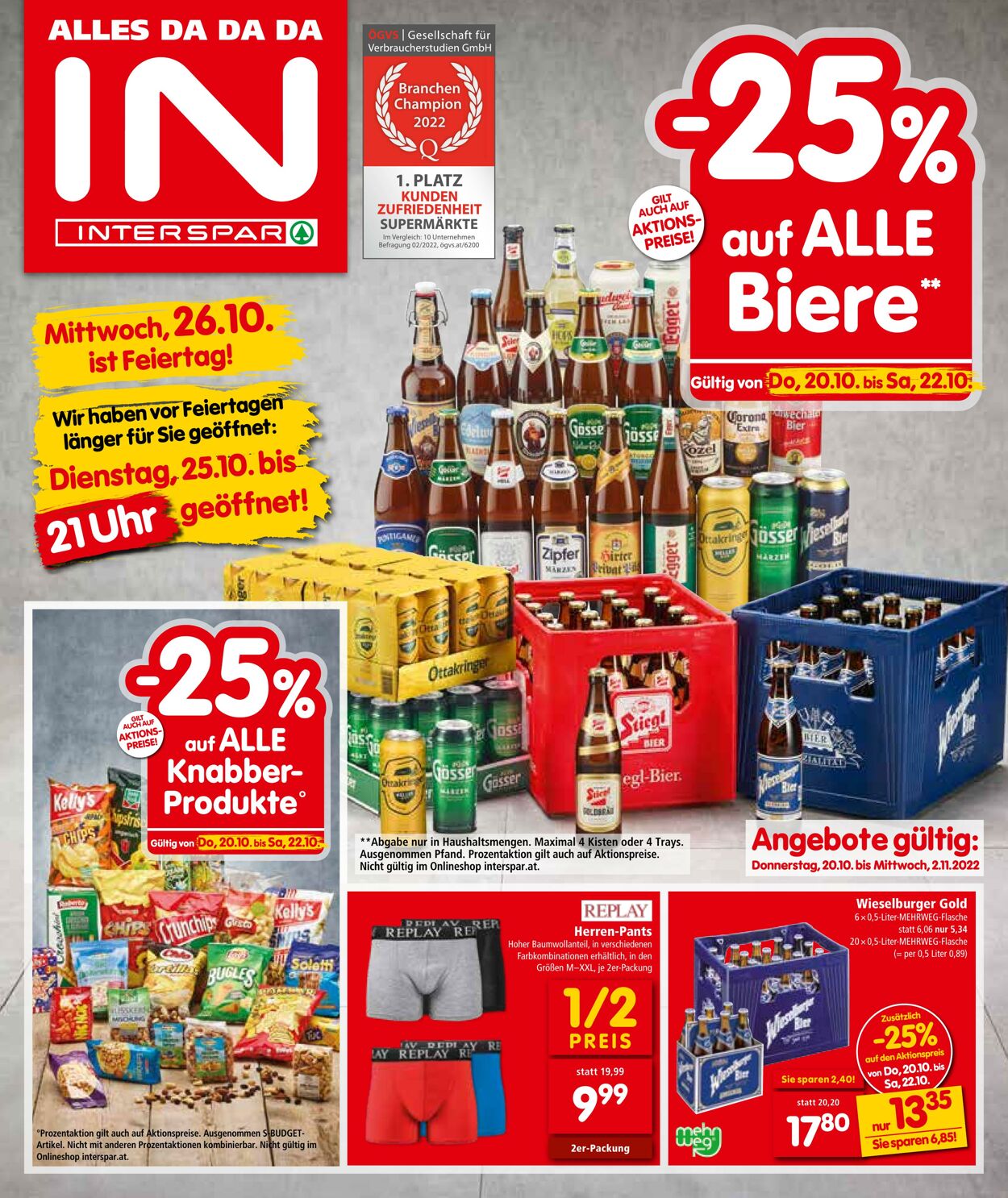 Prospekt Interspar 20.10.2022 - 02.11.2022