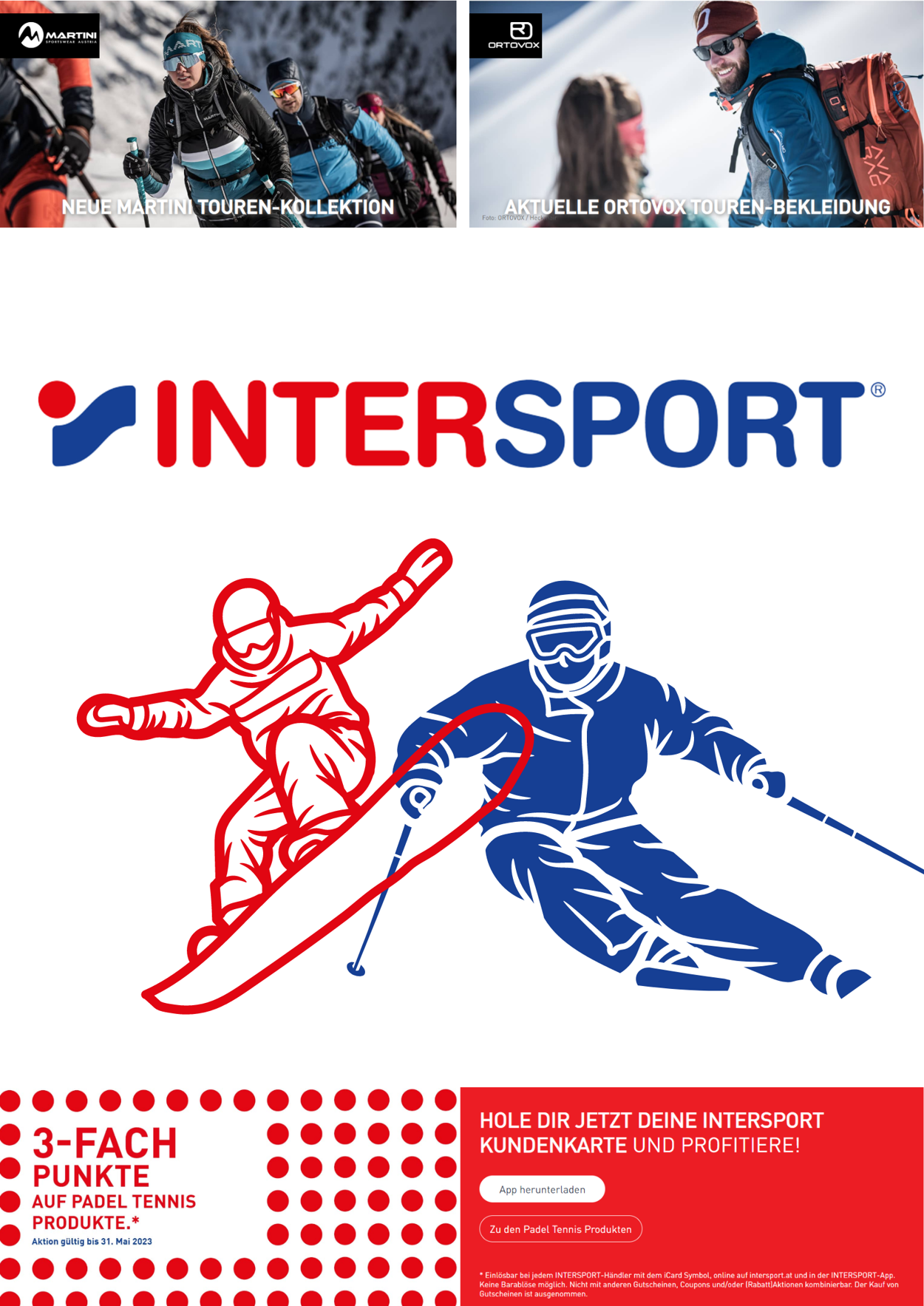 Intersport Werbe Prospekte