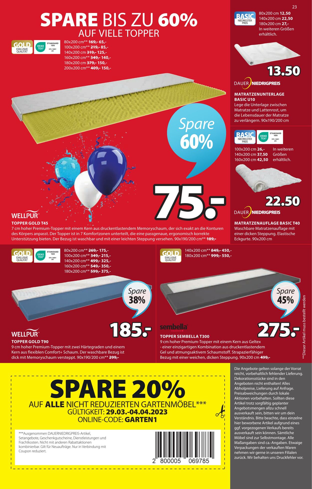 Prospekt Jysk 23.03.2023 - 02.05.2023