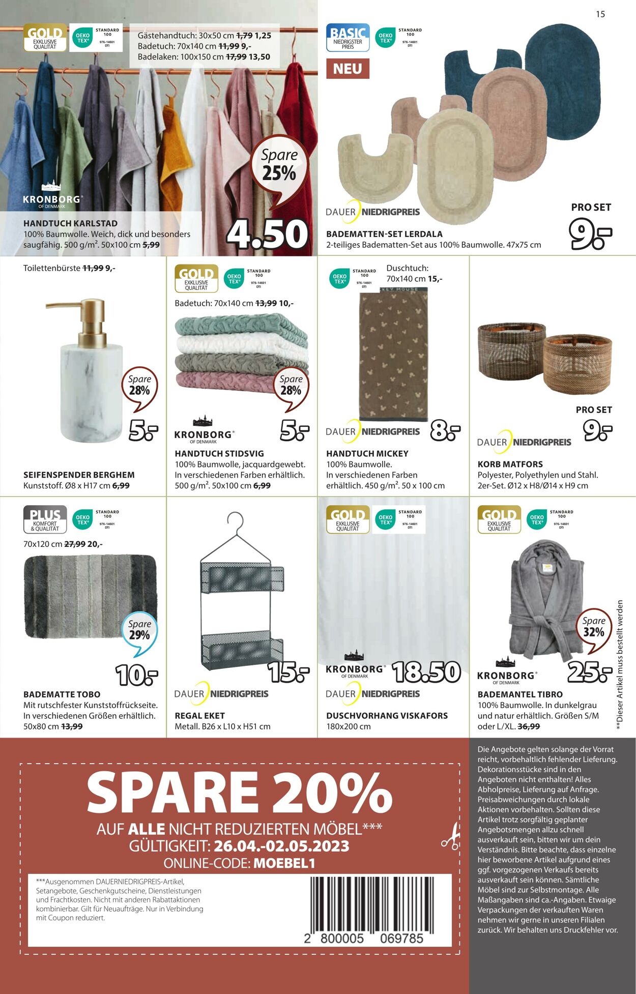 Prospekt Jysk 26.04.2023 - 02.05.2023