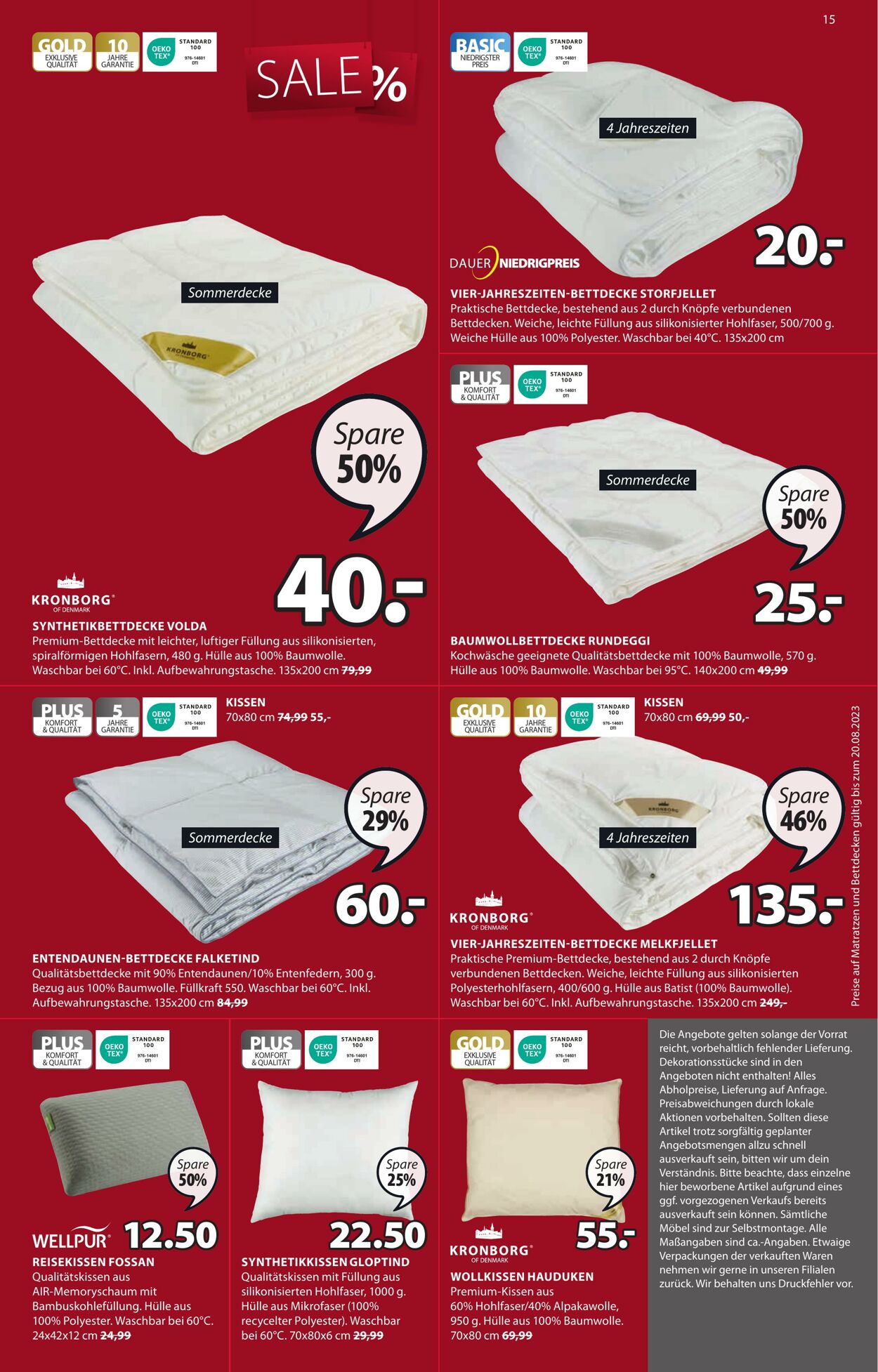 Prospekt Jysk 19.07.2023 - 15.08.2023